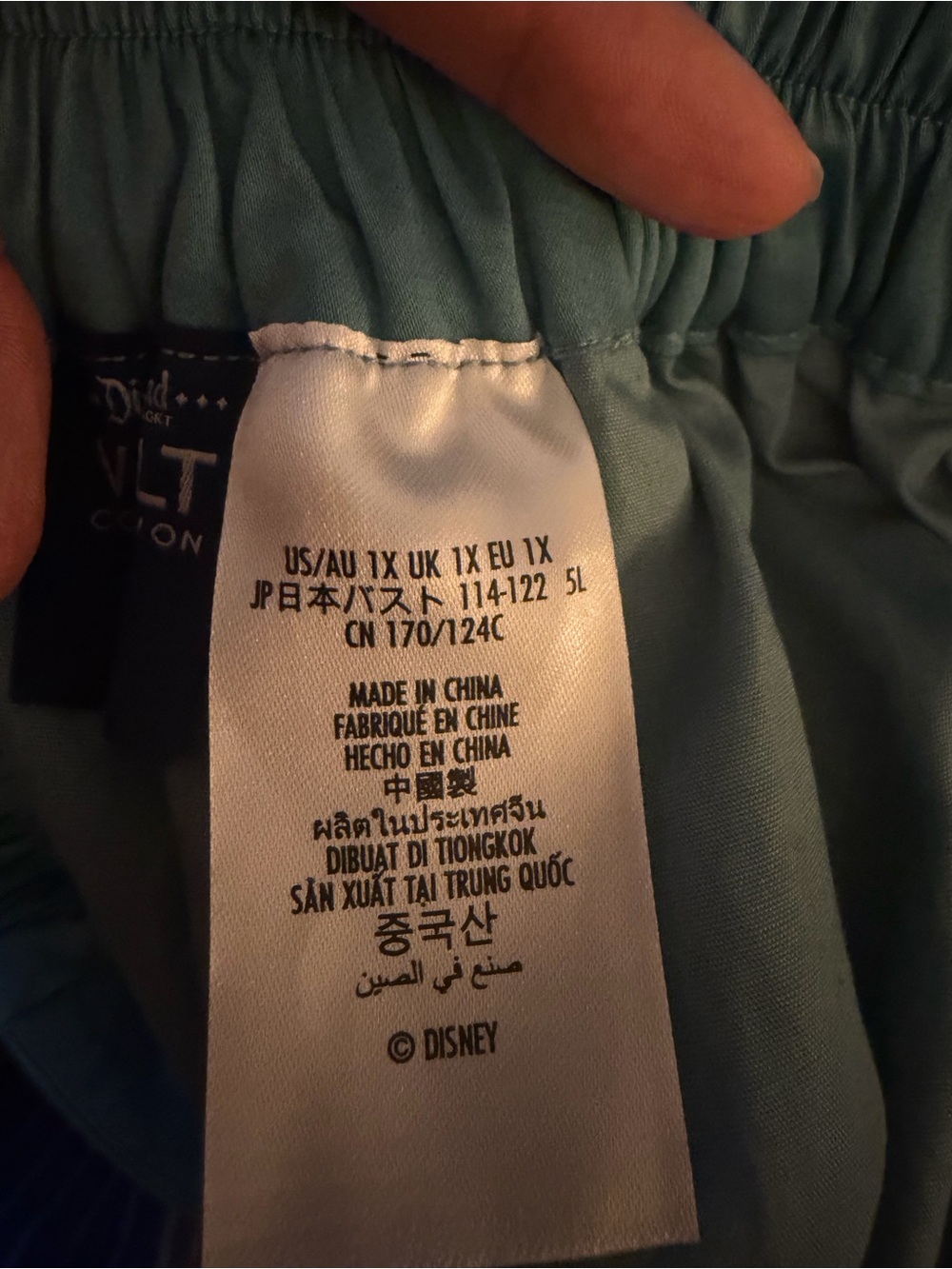 Disney Light Blue Scenic Circle Skirt - Picture 6 of 6